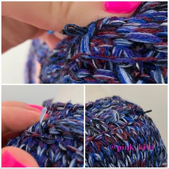 🆑 For Love and Lemons Knitz Indigo Mini Cable Dress - Picture 14 of 16